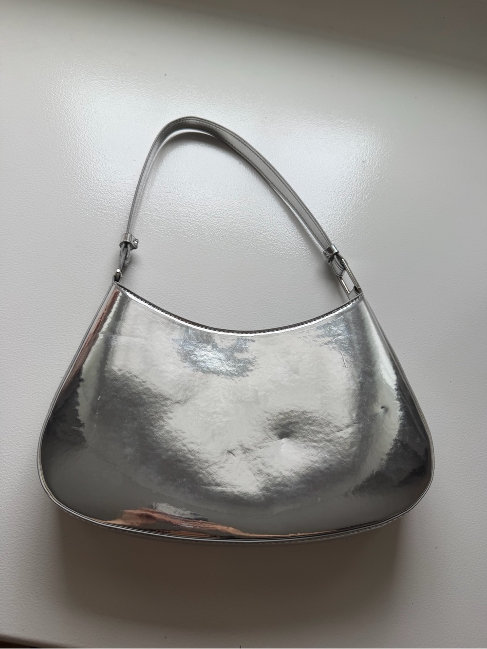 Urban Outfitters Silver Chrome Shoulder Bag - Picture 3 of 6